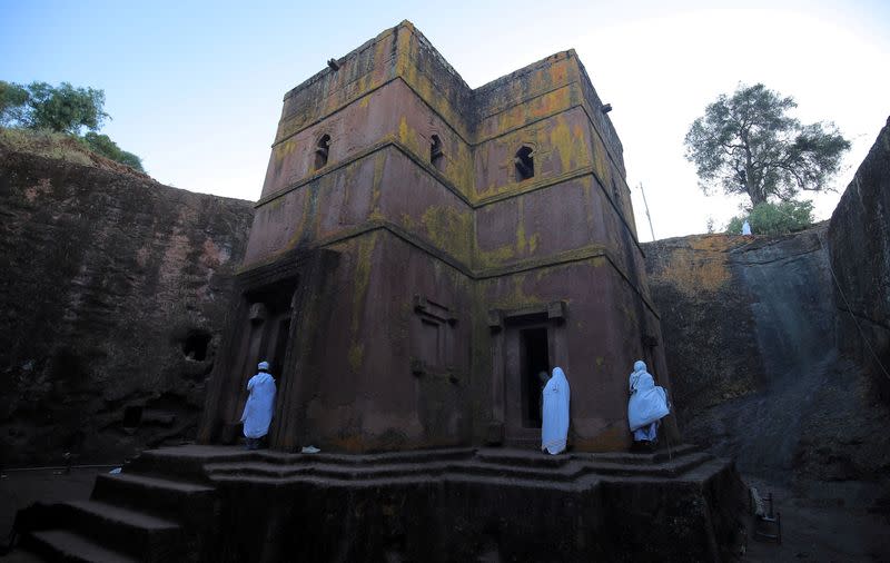 FILE PHOTO: Wounds of war evident at Ethiopia's Lalibela, a U.N. World Heritage Site