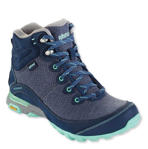Get it at <a href="https://www.llbean.com/llb/shop/120417?feat=hiking%20boots%20women-SR0&amp;page=women-s-ahnu-sugarpine-ii-hiking-boots-waterproof&amp;csp=a&amp;attrValue_0=Insignia%20Blue&amp;productId=1670759" target="_blank">L.L. Bean</a>, $145.