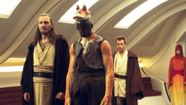 Ahmed Best como Jar Jar Binks (Fuente: IMDb)