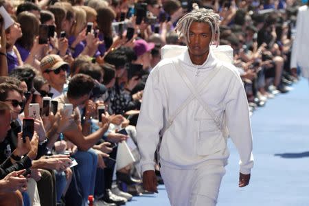 With riot of colour, Virgil Abloh marks new era for Vuitton menswear