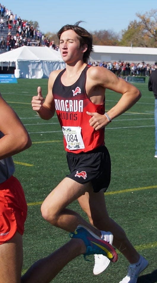 Connor Shingleton earned All-Ohio honors with a third-place finish at the Division II State Cross Country Championships.