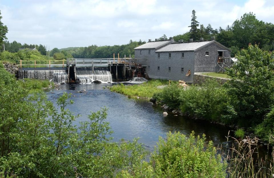 The Bangor Sawmill in Meteghan River, N.S.