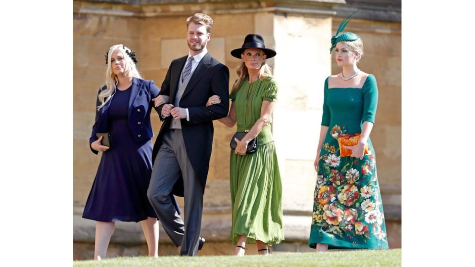 Louis with his mother Victoria Aitkin and sisters Lady Eliza and Lady Amelia