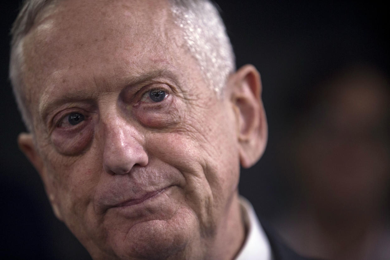 Secretary of Defense James Mattis. (Photo: Zach Gibson/Getty Images)