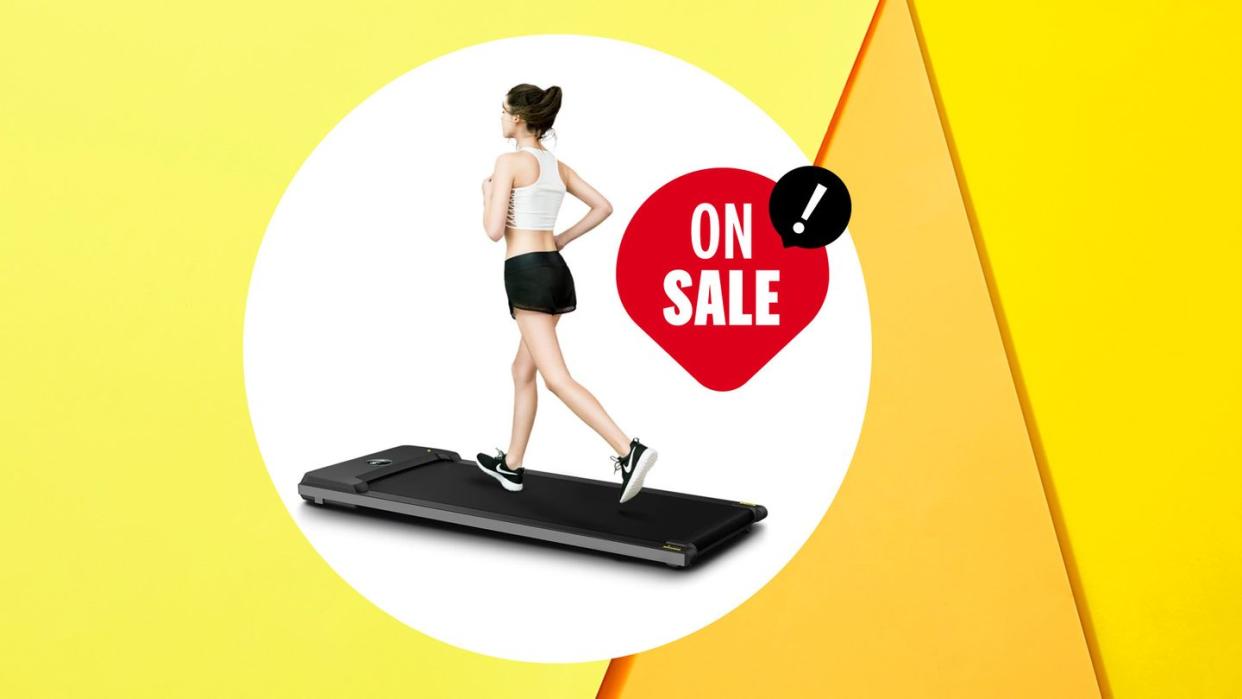 fun rhythm under desk treadmill sale amazon