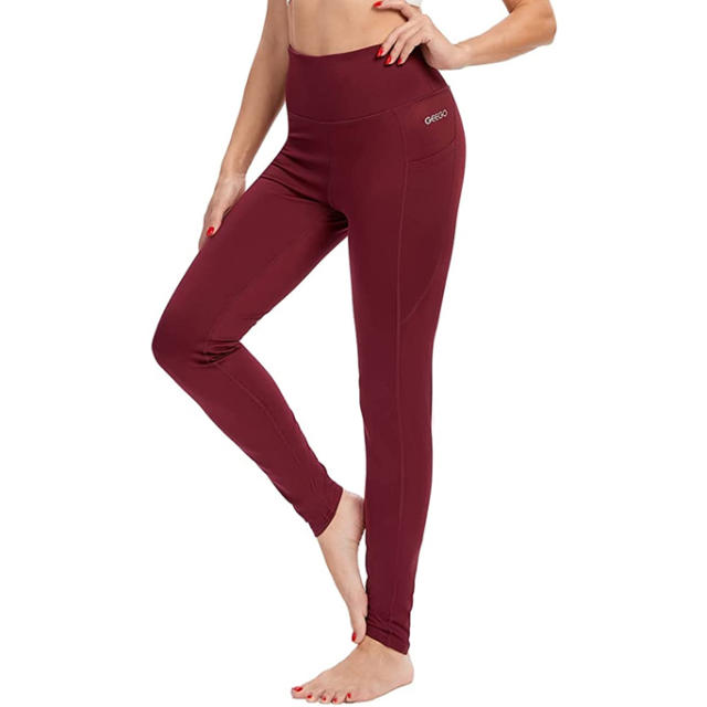 Felina Womens Velvety Super Soft Lightweight Leggings, 2-pack Yoga Pants  (maroon Hunter Green, Large) : Target