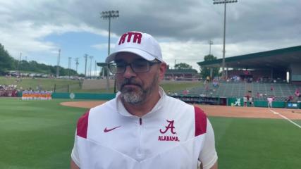 Watch Alabama softball coach Patrick Murphy talk about 1-0 win over No. 3 Tennessee