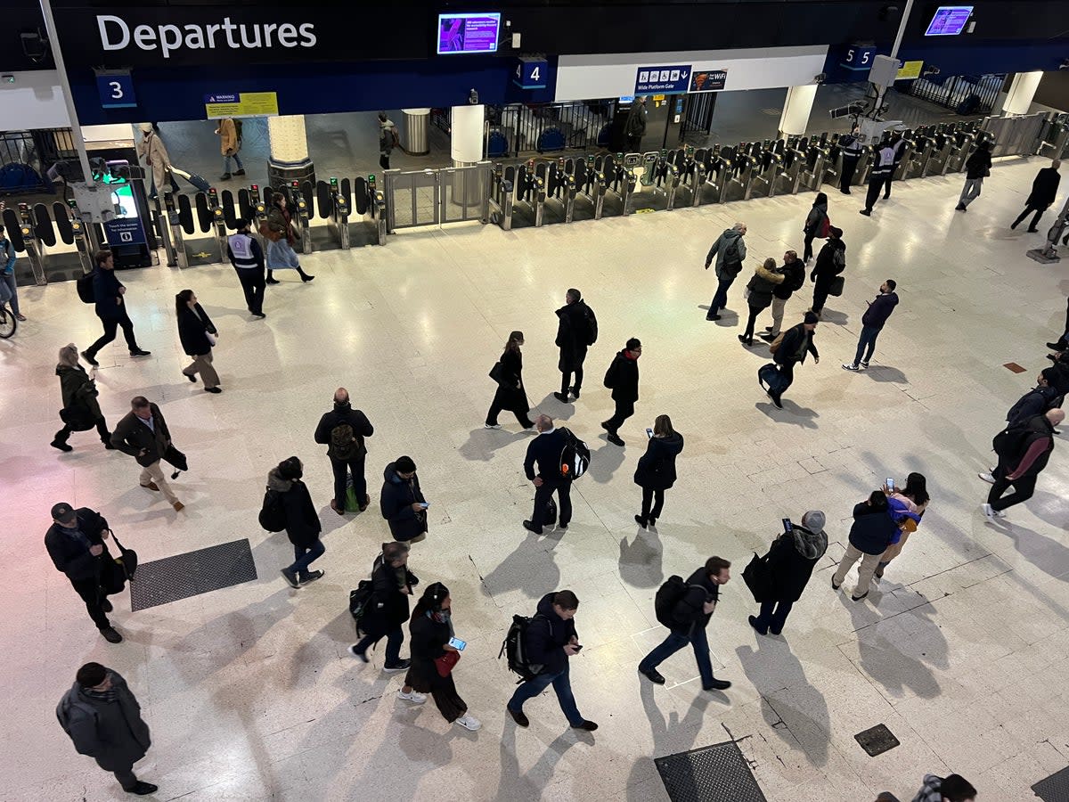 Going places? Travellers at London Waterloo, where many lines are experiencing disruption  (Simon Calder )
