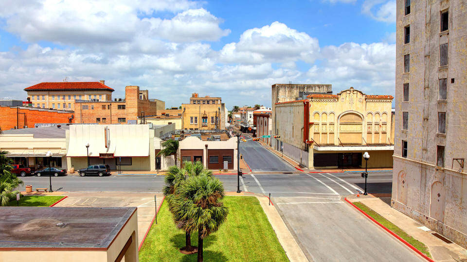 Brownsville is located at the southernmost tip of Texas, on the northern bank of the Rio Grande, directly north and across the border from Matamoros, Tamaulipas, Mexico.
