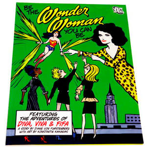 Diane Von Furstenburg's zany comic book.