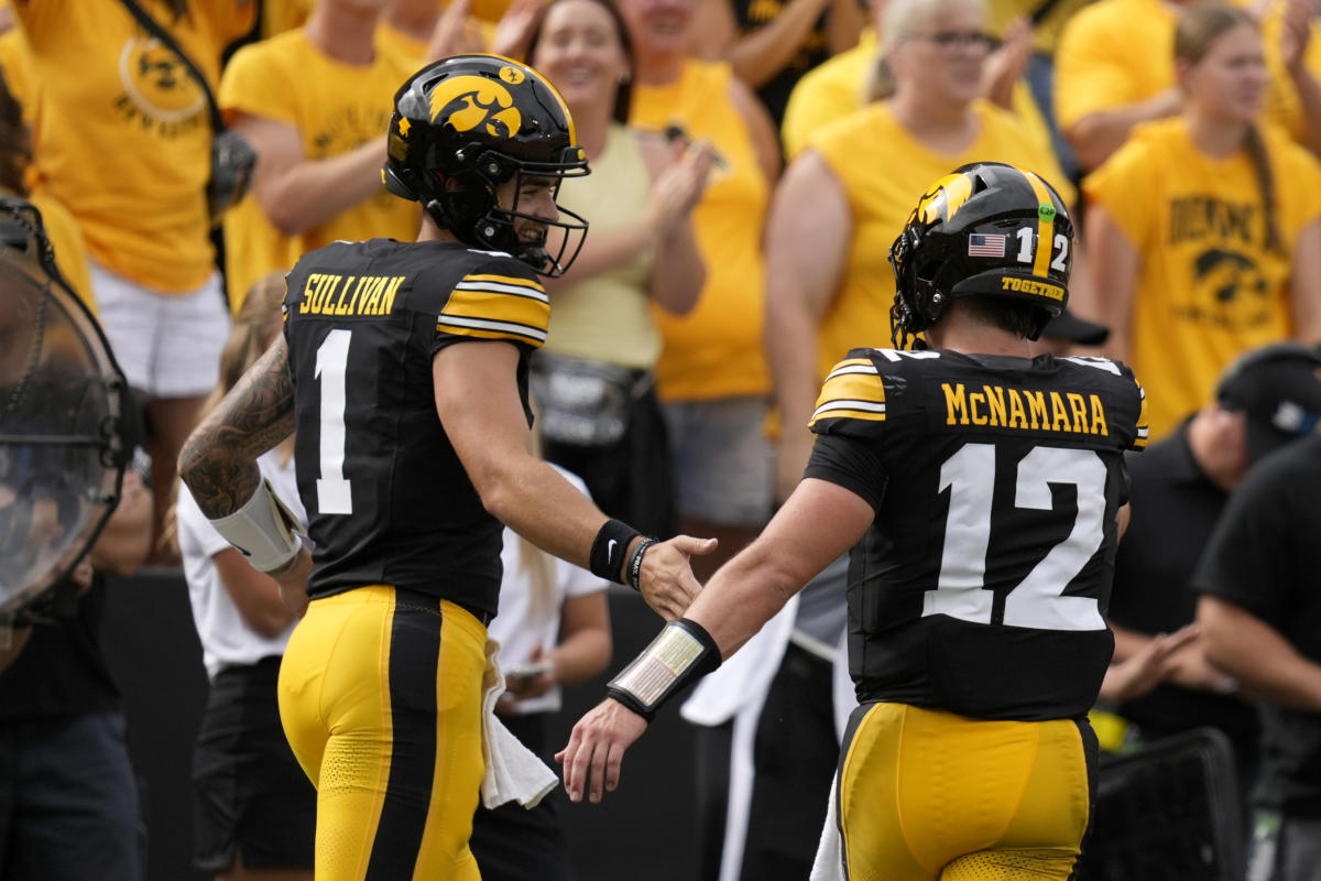 Kaleb Johnson runs for 173 yards and 2 TDs in Iowa’s 38-21 win over Troy