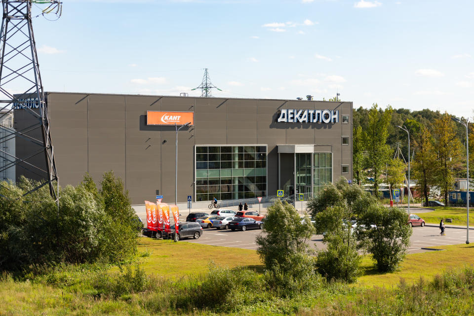 Un magasin Decathlon en Russie (Crédit : Getty Images)