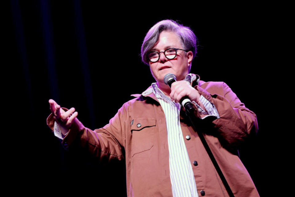 Rosie O'Donnell hosts a benefit on July 16 in Los Angeles. (Photo: Amy Sussman/Getty Images)