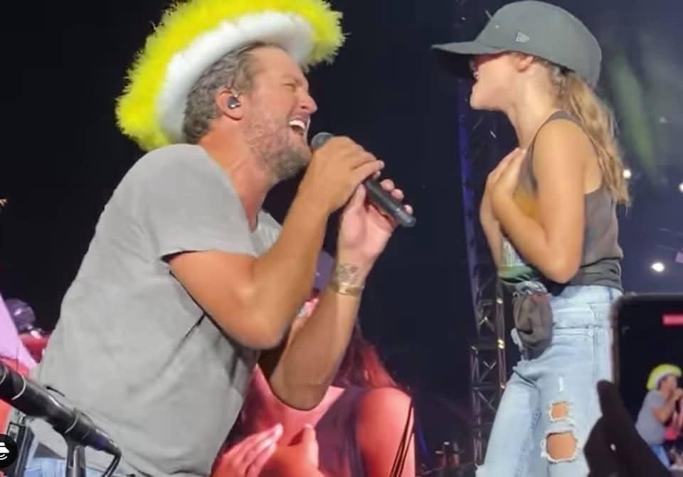 Amanda resident Jemma Hill, 11, sang onstage with Luke Bryan during his 2021 concert at the Miller Family Farm near Millersport. She's hoping he calls her onstage again during his Sept. 15 concert at the farm.