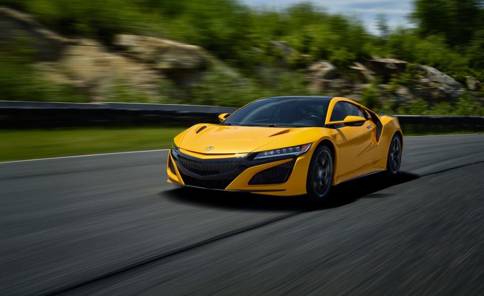 View Photos of the 2020 Acura NSX in Indy Yellow Pearl