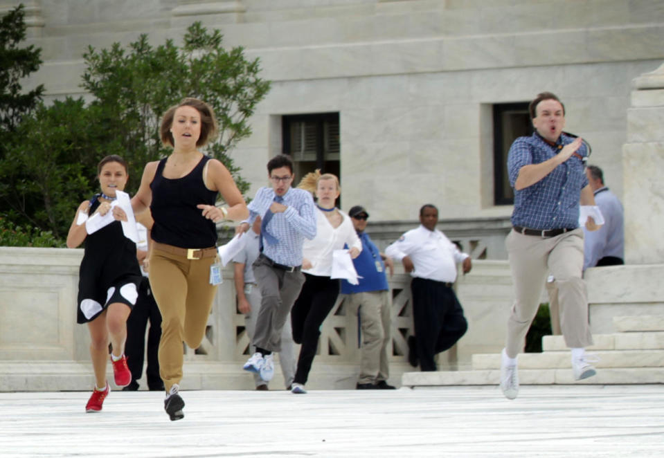 June 26, 2015 — Same-sex marriage ruling at the Supreme Court