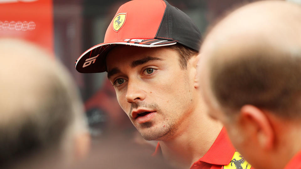 The F1 season's final few weeks have been filled with drama, as Ferrari's Charles Leclerc was revealed to be at odds with team boss Mattia Binotto. (Photo by Cristiano Andujar ATPImages/Getty images)