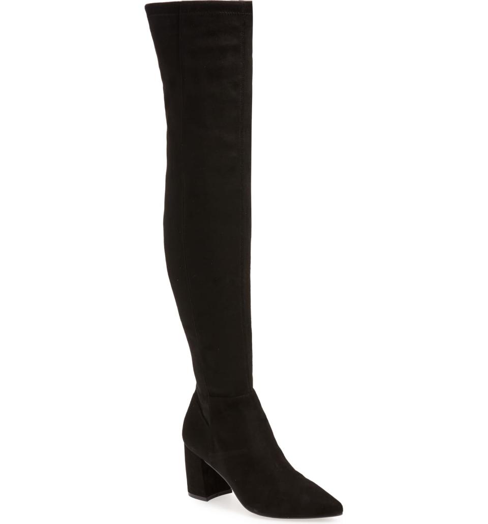 Steve Madden Nifty Pointed Toe Over the Knee Boot. Image via Nordstrom.