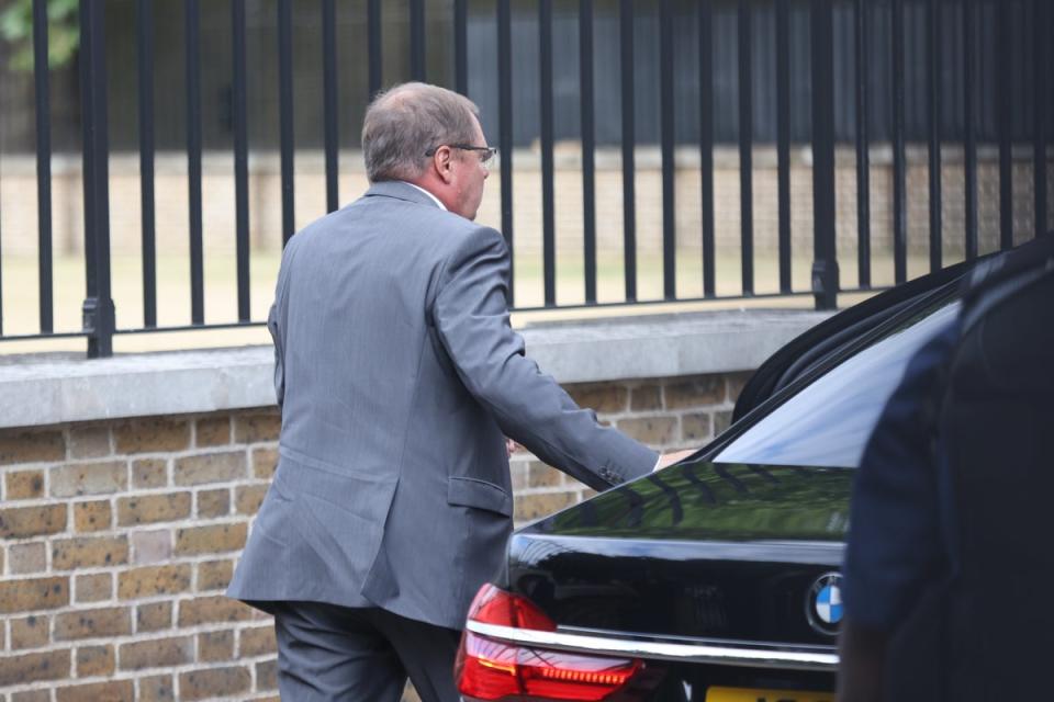 Russian ambassador to the UK Andrei Kelin at the Foreign, Commonwealth and Development Office (James Manning/PA) (PA Wire)