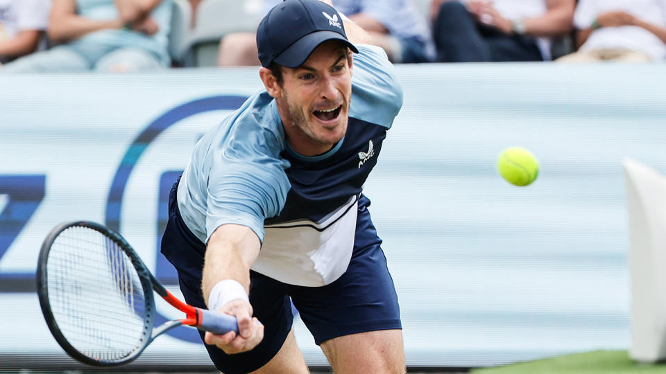 Andy Murray is hoping to put an abdominal injury behind him before Wimbledon later this month. (Photo by Philippe Ruiz/Xinhua via Getty Images)