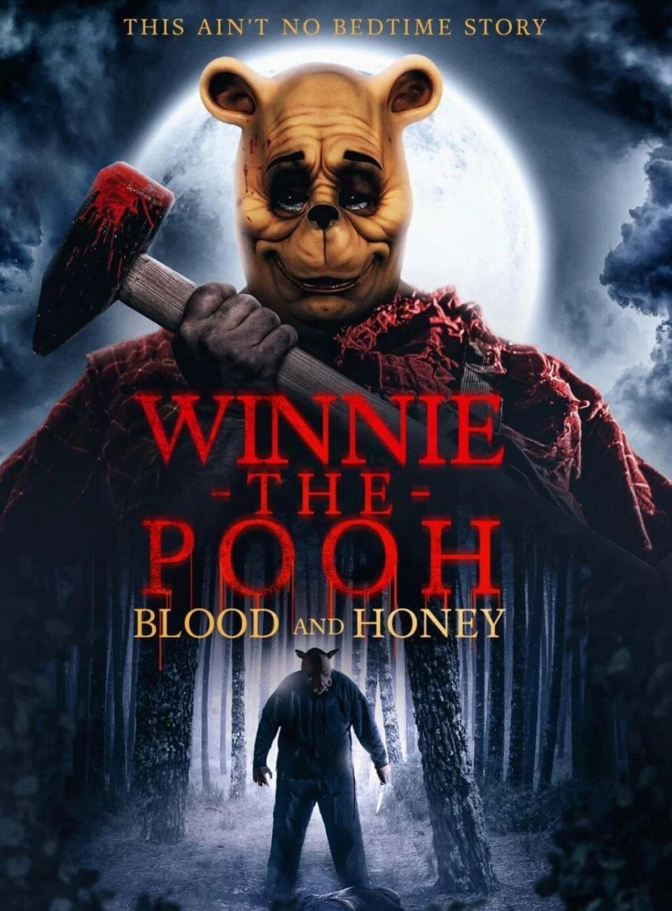 Winnie the Pooh Blood and Honey horror movie poster