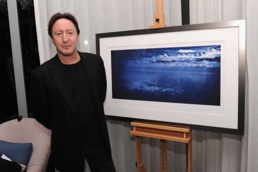 Las fotos que trajo esta vez Julian Lennon a Miami forman parte de la muestra 'Alone' ('Solo'), su segunda muestra después de que en 2009 viajara con 'Timeless'. (Getty Images/AFP | Jamie Mccarthy)