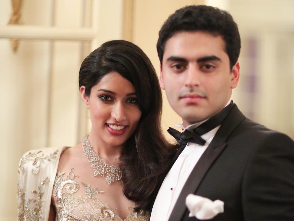 Princess Akshita and Prince Chaitanya Raj Singh at Le Bal in 2013.