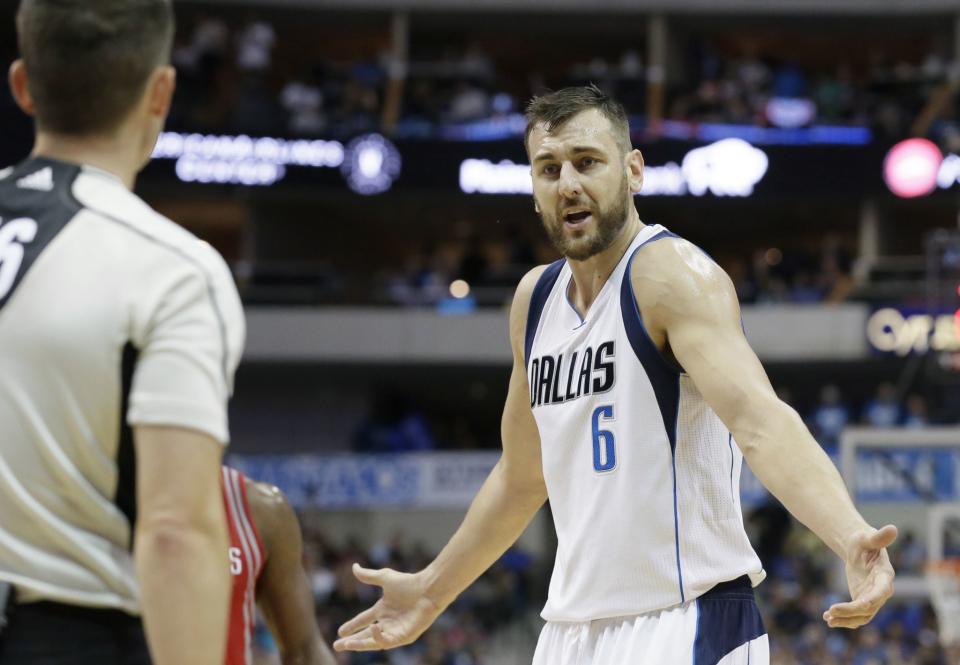 Andrew Bogut has gone from the penthouse to the basement in the standings. (AP)