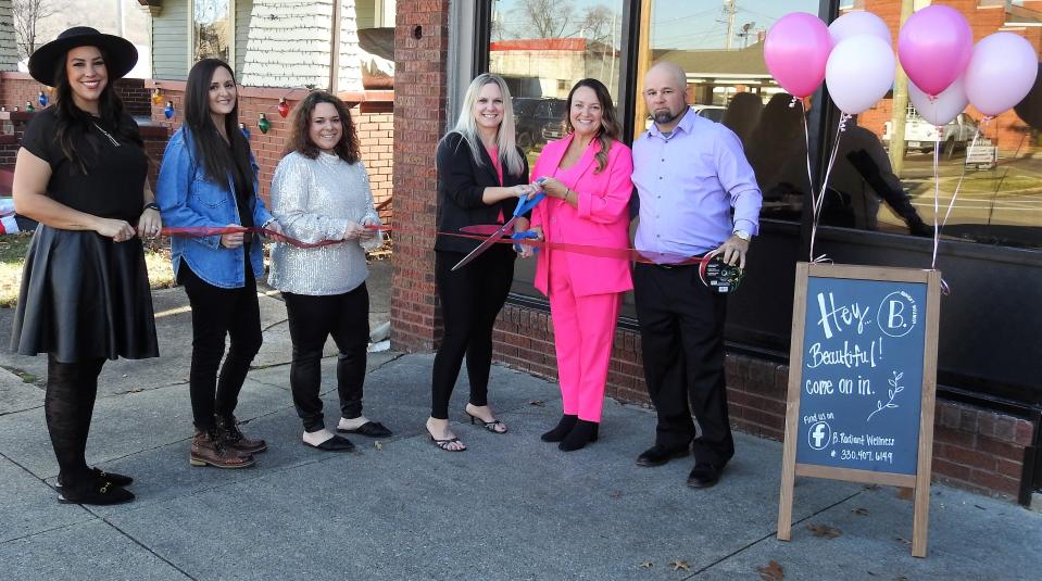 B. Radiant Wellness at 1037 Walnut St. recently had a ribbon cutting. The spa has outlets in Coshocton and Newcomerstown offering a variety of services from teeth whitening to medical weight loss.