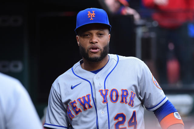 The New York Mets released Robinson Cano on Sunday. (Photo by Joe Puetz/Getty Images)