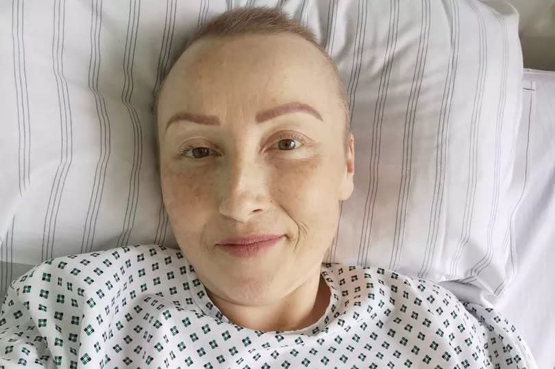 Helen lost all her hair to chemotherapy -Credit:Helen Copping