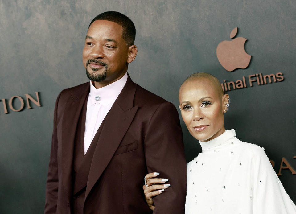 Will Smith and his wife actress Jada Pinkett Smith  (Michael Tran / AFP via Getty Images)