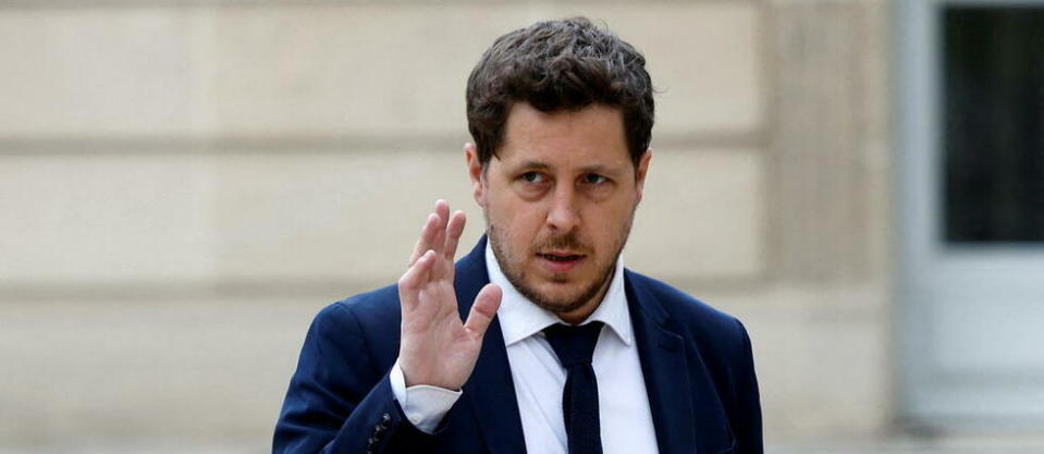 Julien Bayou a annoncé lundi qu'il démissionnait de ses fonctions de secrétaire national d'EELV.  - Credit:LUDOVIC MARIN / AFP