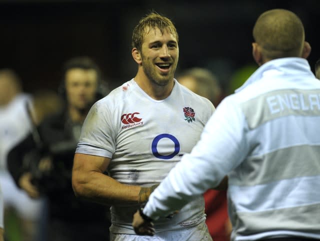 England’s captain Chris Robshaw was all smiles at the end of the match