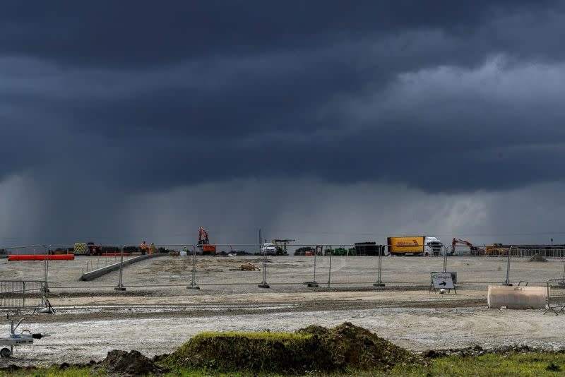 FILE PHOTO: Construction work takes place in Ashford