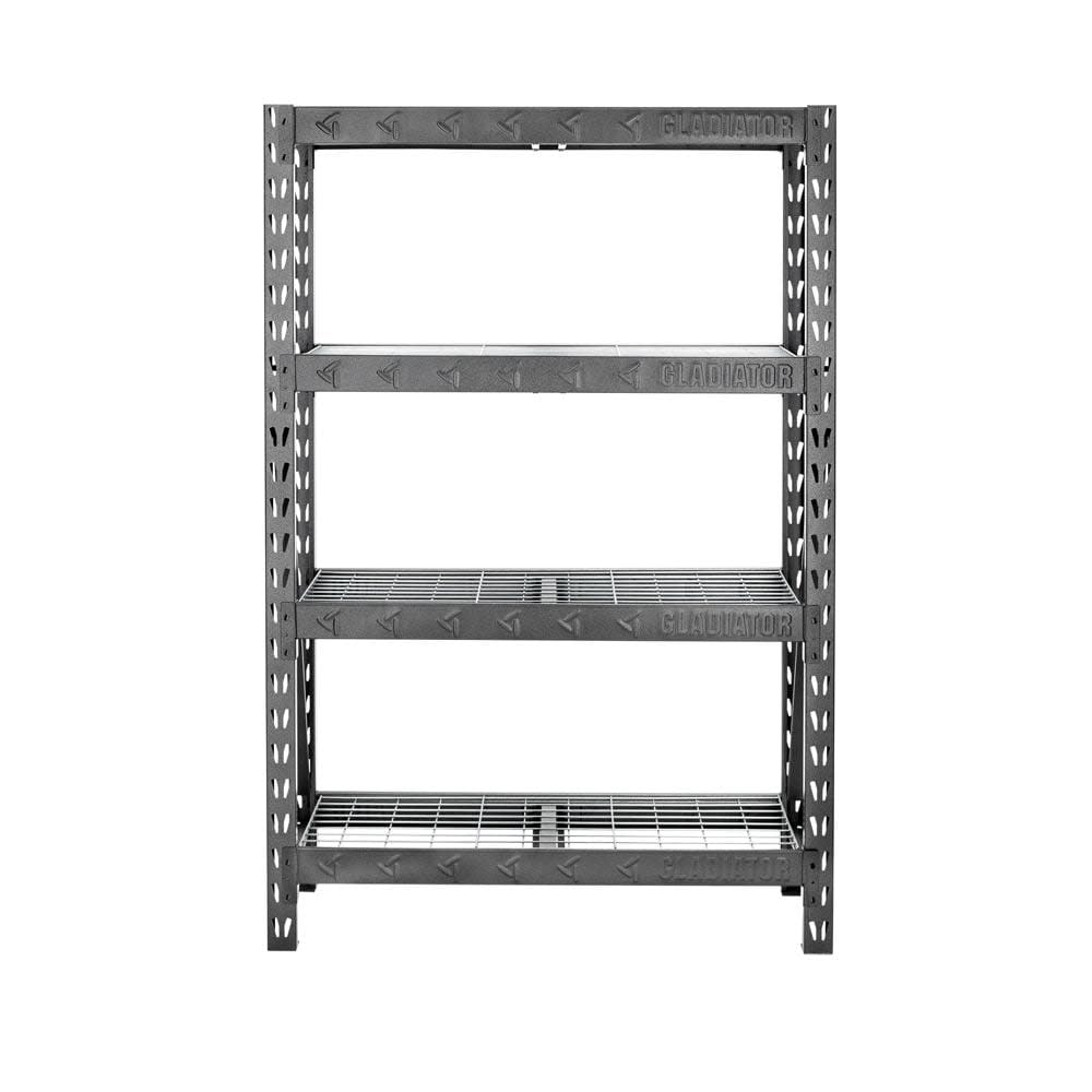 <p><a href="https://go.redirectingat.com?id=74968X1596630&url=https%3A%2F%2Fwww.homedepot.com%2Fp%2FGladiator-4-Tier-Welded-Steel-Garage-Storage-Shelving-Unit-48-in-W-x-72-in-H-x-18-in-D-GARS484TEG%2F300055808&sref=https%3A%2F%2Fwww.popularmechanics.com%2Fhome%2Fg37533798%2Fbest-garage-shelving%2F" rel="nofollow noopener" target="_blank" data-ylk="slk:Shop Now;elm:context_link;itc:0;sec:content-canvas" class="link rapid-noclick-resp">Shop Now</a></p><p>4-Tier Garage Shelving Units</p><p>$179.99</p><p>homedepot.com</p>