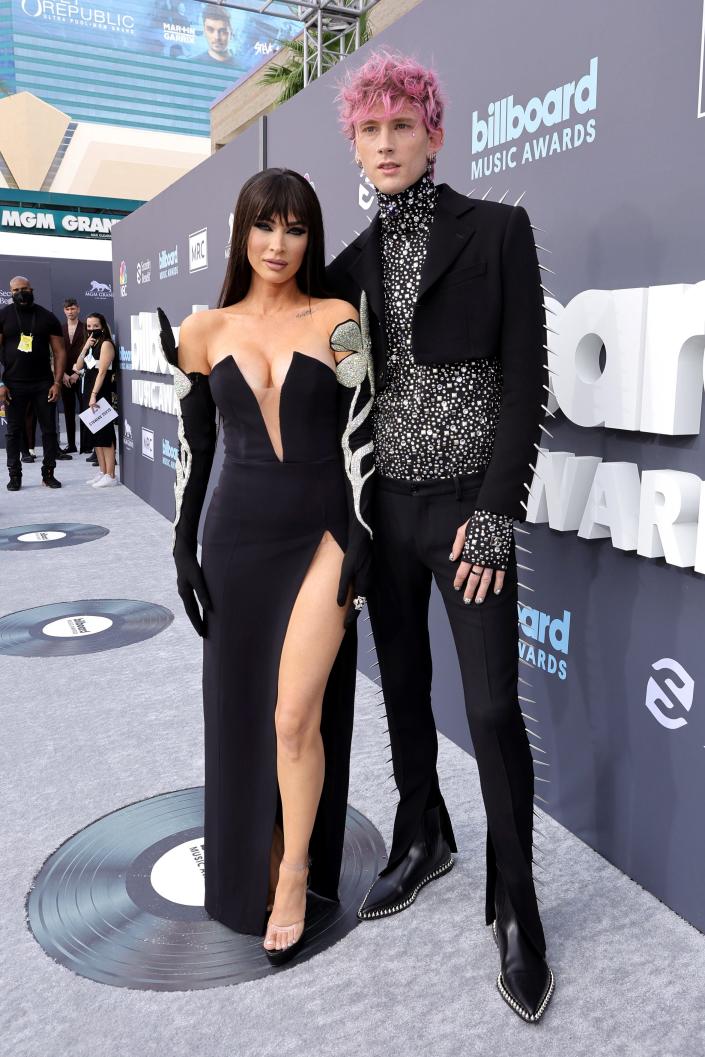 Megan Fox and Machine Gun Kelly at the 2022 Billboard Music Awards.