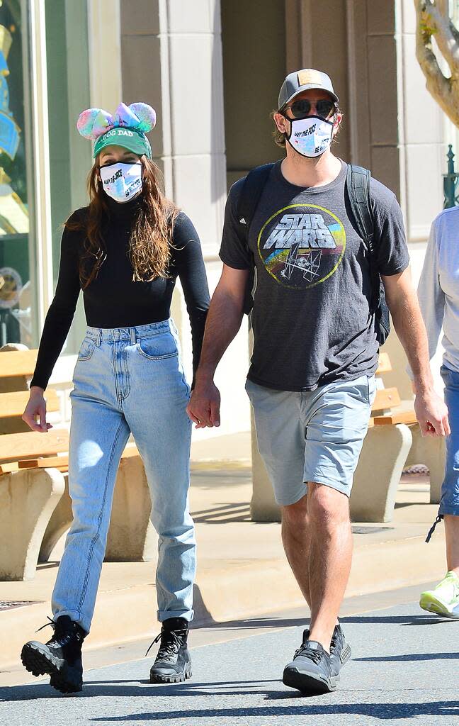 Shailene Woodley and Aaron Rodgers, Disney World