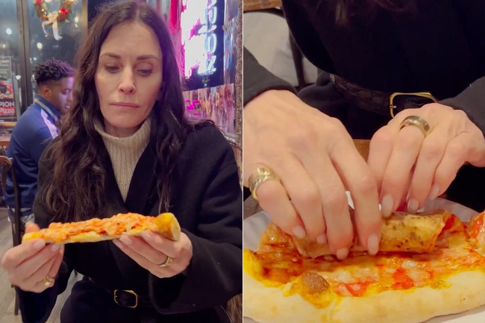 Courtney Cox Pizza