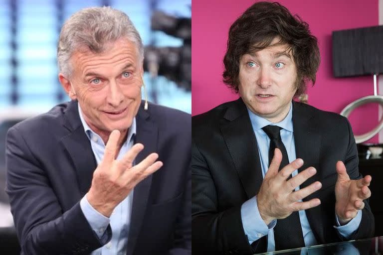 Mauricio Macri y Javier Milei