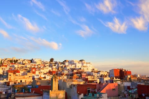 Tangier was the first port of call in Morocco - Credit: GETTY