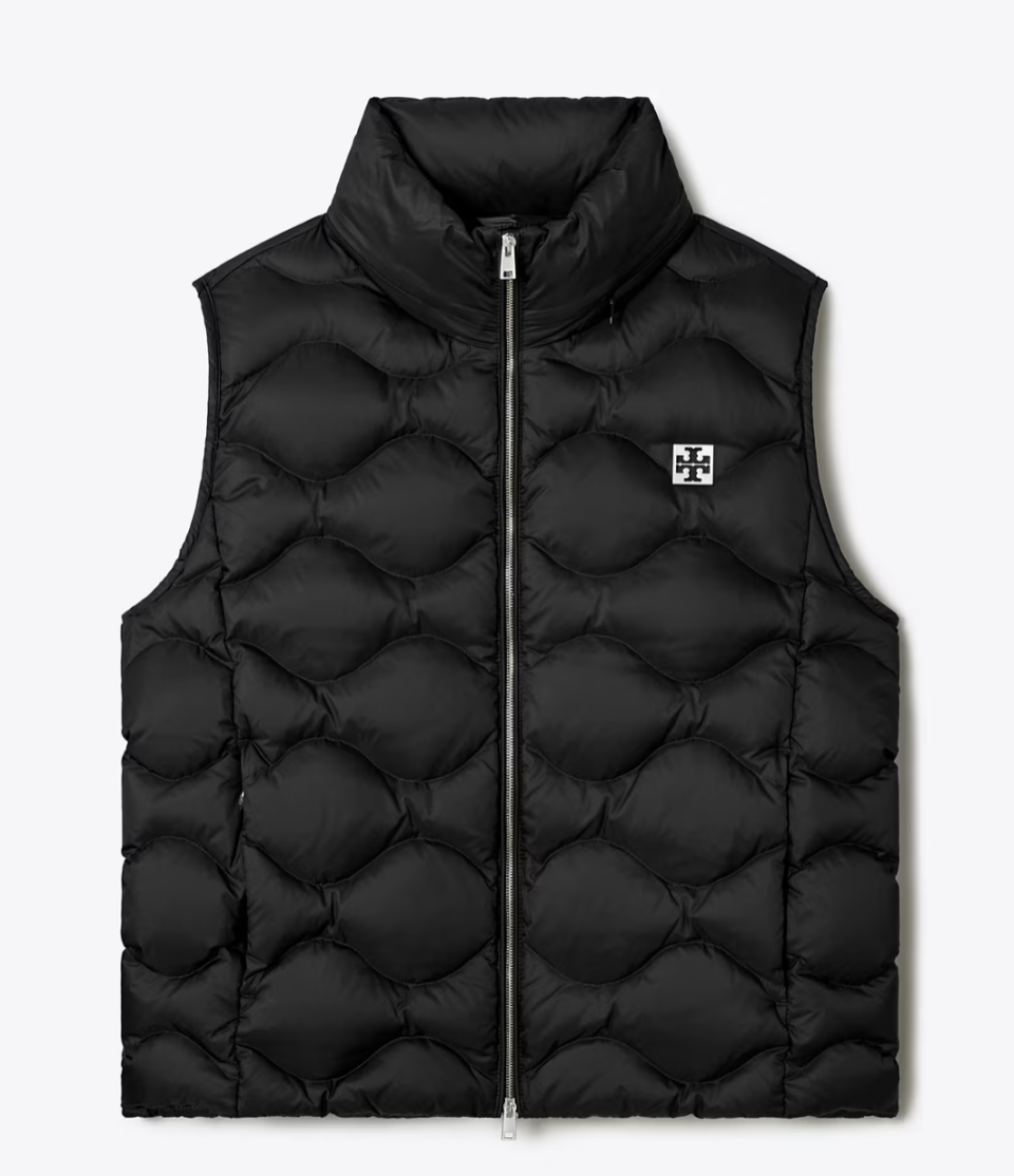 Tory Burch Quilted Nylon Down Vest