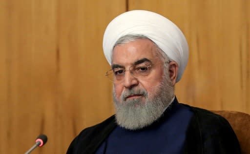 Iranian President Hassan Rouhani says Tehran favours talks with Washington but the United States must first lift biting unilateral sanctions