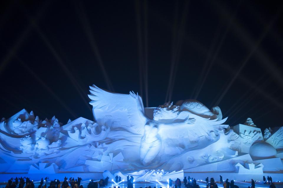 34th Annual Harbin Ice Festival kicks off in style