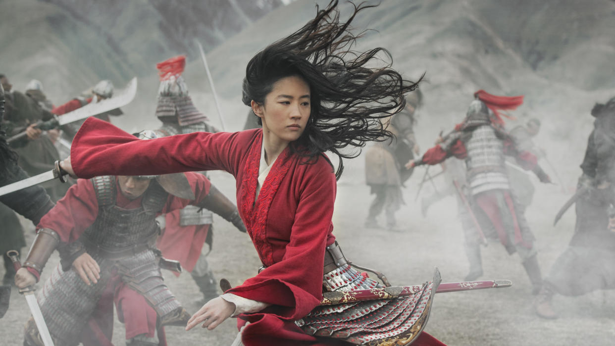 Liu Yifei plays the title role in Niki Caro's new take on 'Mulan'. (Credit: Jasin Boland/Disney)