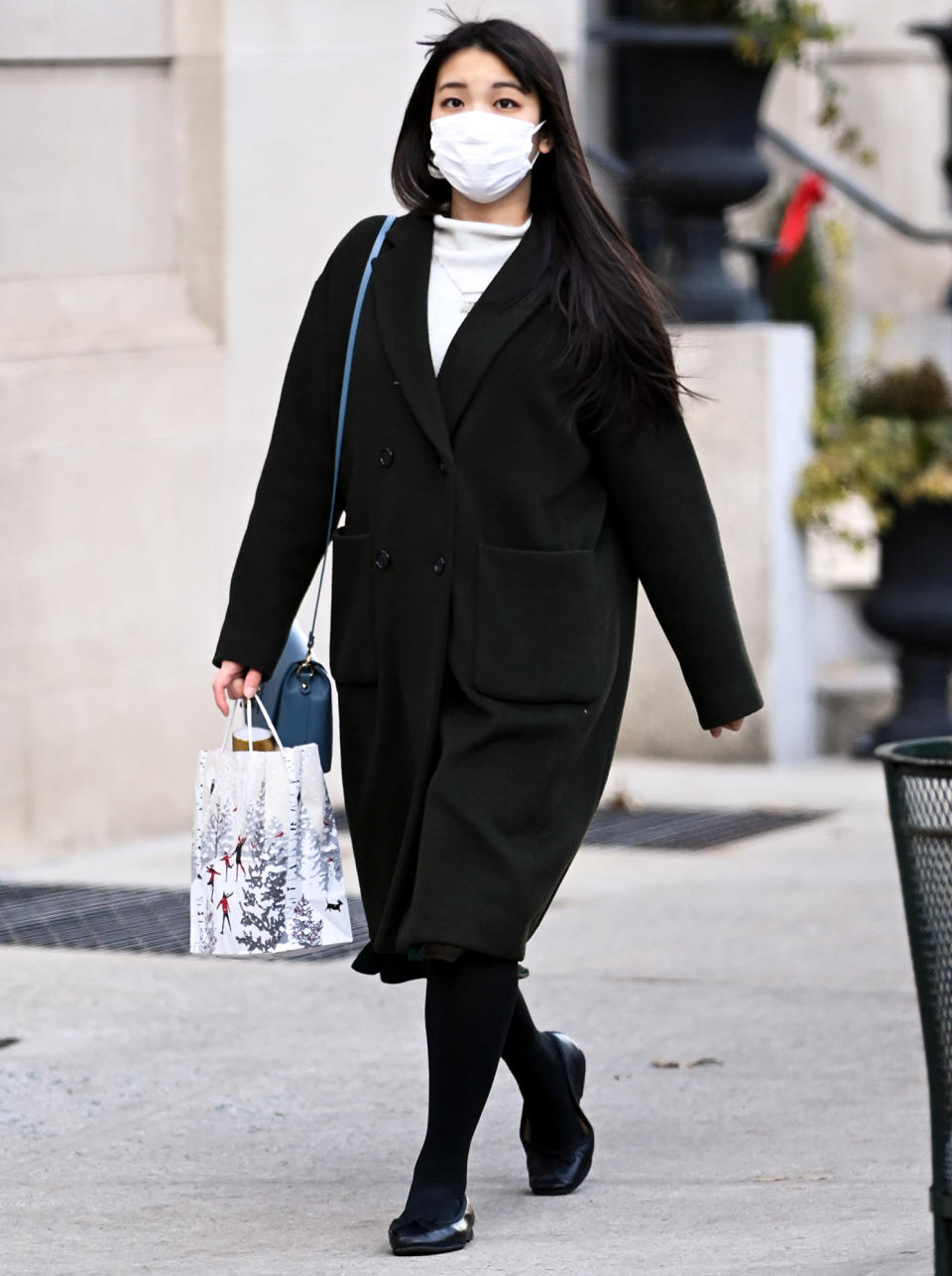 <p>Japan's former <a href="https://people.com/royals/princess-mako-japan-breaks-silence-starting-new-life-after-leaving-royal-family-marrying-commoner/" rel="nofollow noopener" target="_blank" data-ylk="slk:Princess Mako;elm:context_link;itc:0;sec:content-canvas" class="link ">Princess Mako</a>, who recently moved to N.Y.C., steps out on the Upper East Side on Dec. 23. </p>