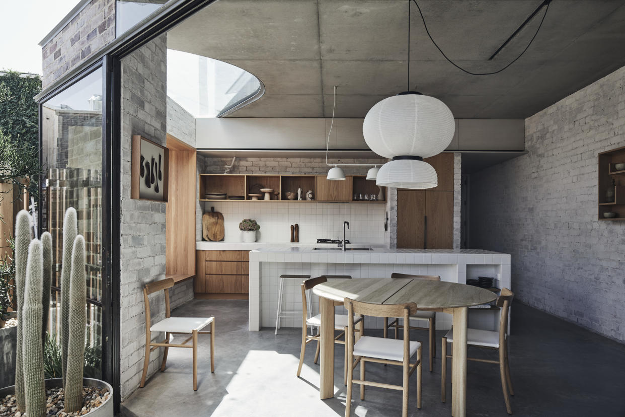  Tiled kitchen island by ABA Architects 