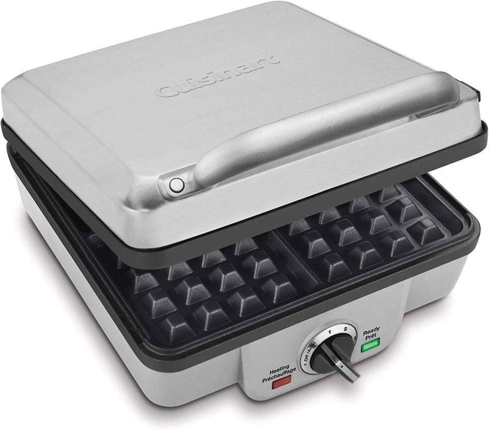 Cuisinart WAF-350C Belgian Waffle Maker with Pancake Plate. Image via Amazon.