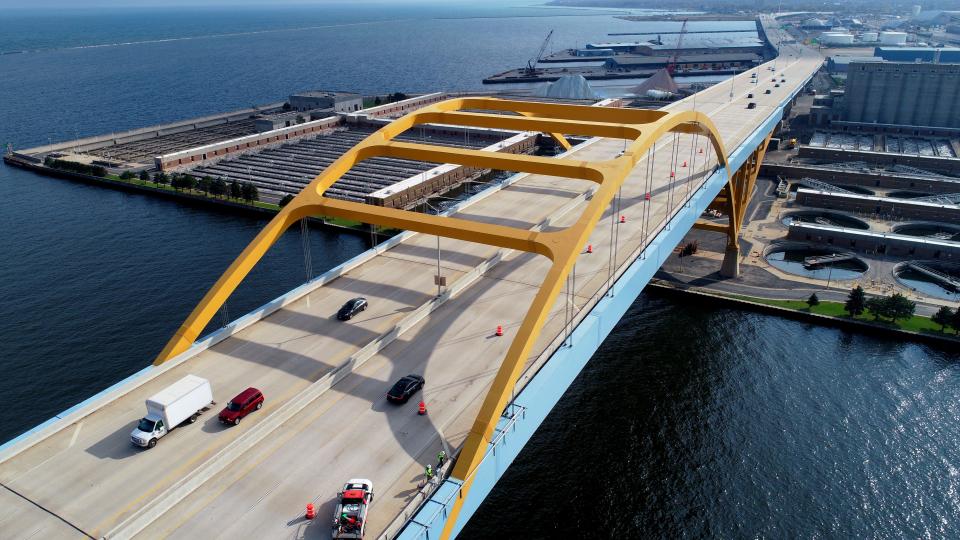 40. The Hoan Bridge is both Milwaukee’s iconic and ironic symbol for the city’s socialist history. It crosses over the Milwaukee Harbor, welcoming shipping, and connects downtown to Bay View and other parts of southern Milwaukee County.