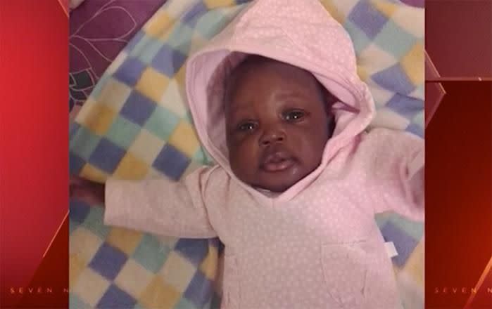 Baby Mia has been missing since Wednesday. Image: 7News